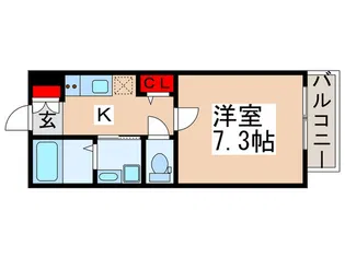 Ka-na maisonくぬぎ山IV【1階】の間取り