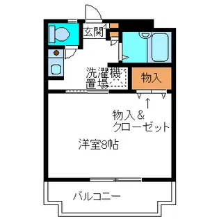 コーポ・ラ・フーA棟【1階】の間取り