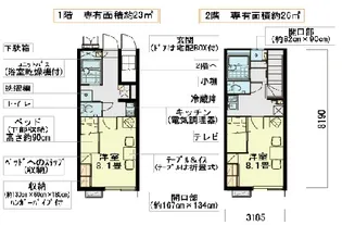 レオパレスMIZUSAWA【2階】の間取り