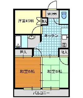 ルーエンハイム【1階】の間取り