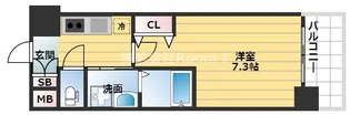 ミュプレ北浜【11階】の間取り