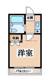 1Kの間取り画像