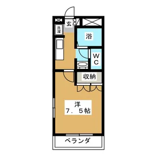 アンベリール【2階】の間取り