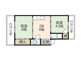 船越マンション【3階】の間取り