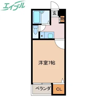 グランコート名張【2階】の間取り