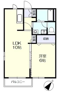 シャーメゾン末広【1階】の間取り