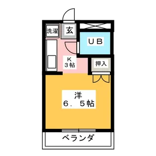 OMレジデンス西岐阜【1階】の間取り