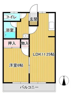 ドリームハイツ桜台【2階】の間取り