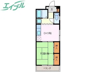 コーポ阪本【2階】の間取り