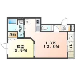 BELLA CASAIII【2階】の間取り