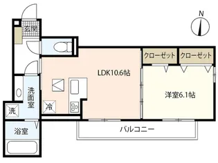 camphoraI【1階】の間取り