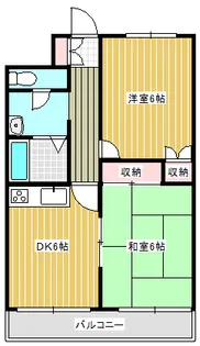シティクレスト花かいどう【1階】の間取り