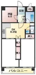 ナガシオビル【6階】の間取り