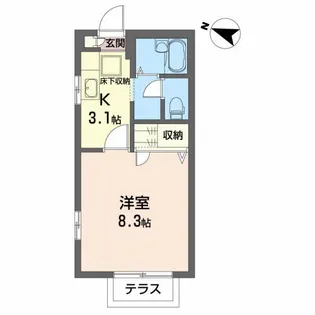 メゾン パル【1階】の間取り