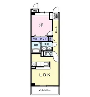 パラッツォ津島【2階】の間取り