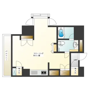 朝日メトロステージ【9階】の間取り