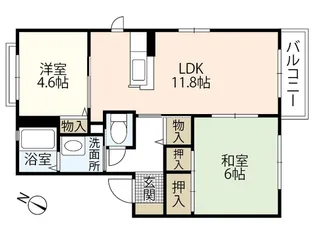 広島県広島市西区庚午中2【アパート】の間取り