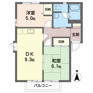 フレグランス斎藤【2階】の間取り