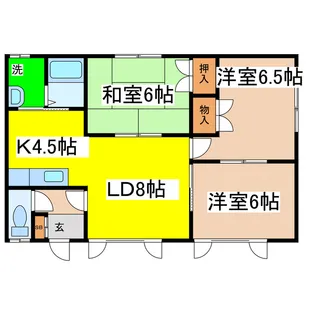 カーサビラ【2階】の間取り