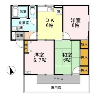 鹿児島県鹿児島市和田2【アパート】の間取り