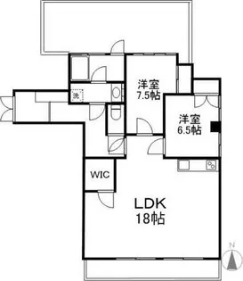 東京都杉並区堀ノ内3【マンション】の間取り