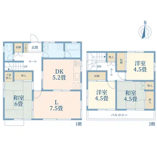 埼玉県さいたま市大宮区浅間町1【一戸建】の間取り