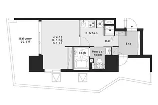 F・Tour【8階】の間取り