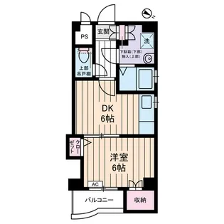 Sunrise 浅草【5階】の間取り