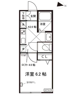ルノン百合ヶ丘【2階】の間取り