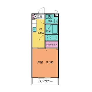 ルーシッドコート【1階】の間取り