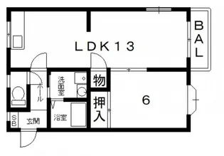 クプレオパレス【2階】の間取り