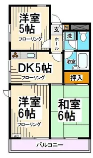 東京都世田谷区桜上水4【マンション】の間取り