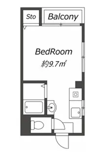 N’Sアーク天満橋【1階】の間取り