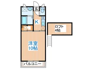 Rainbow Hill One【2階】の間取り