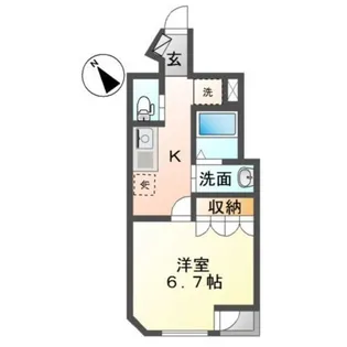 ラヴァリエ【4階】の間取り