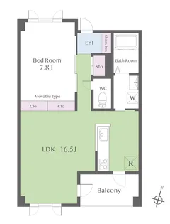 コート・アトリオ・上用賀【3階】の間取り
