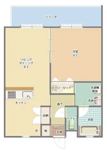 Gen’s内間【3階】の間取り