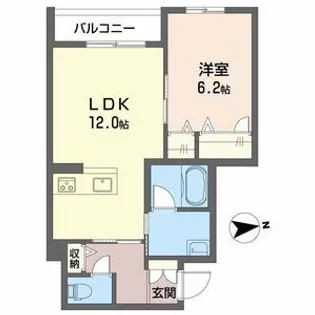 京都府福知山市字篠尾【アパート】の間取り