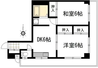 戸田橋浴場ビル【3階】の間取り