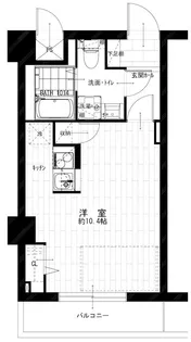 1Rの間取り画像