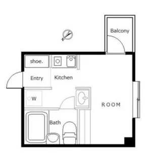 B・STEP(曙橋ビル)【5階】の間取り