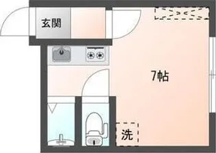 T-ROUTE(ティールート)菊水【2階】の間取り