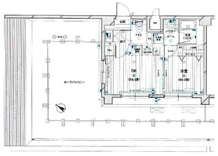 1DKの間取り画像