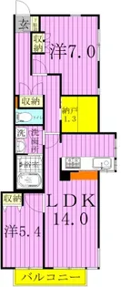 APRICOT HOUSE(アプリコットハウス)【1階】の間取り