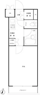 ルーブル武蔵小杉弐番館【6階】の間取り