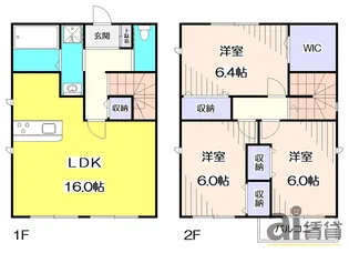 埼玉県新座市西堀2【一戸建】の間取り