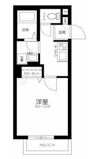 東京都渋谷区西原2【アパート】の間取り