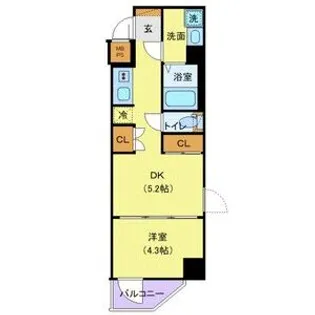 オーイズミ大塚レジデンス【2階】の間取り