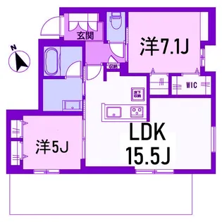 ヴェルデ アリエッタ【1階】の間取り