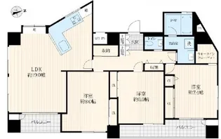 K.BLDG【3階】の間取り
